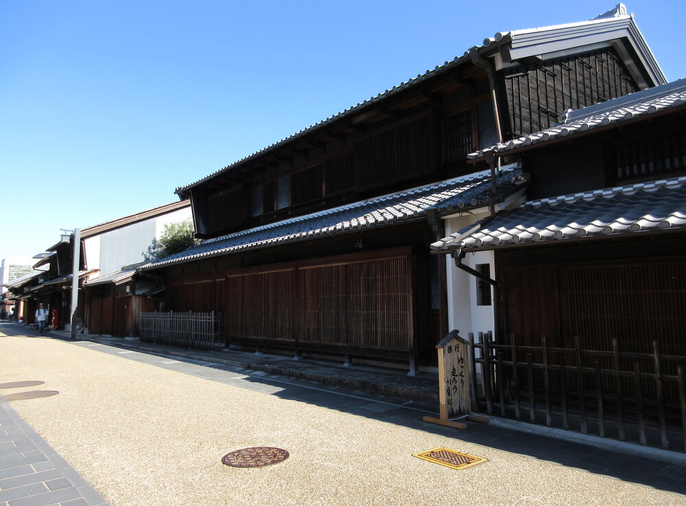 川原町の町並み(岐阜県岐阜市)