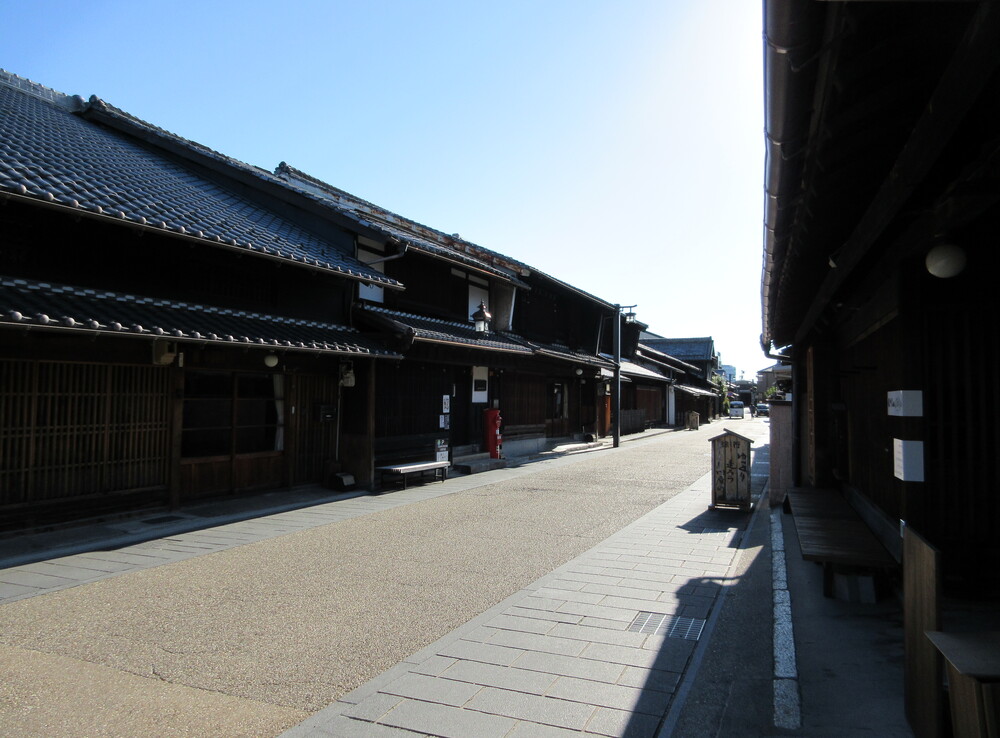 川原町の町並み(岐阜県岐阜市)
