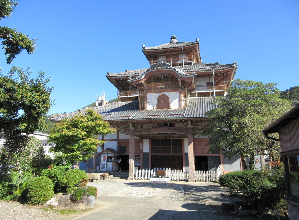 岐阜大仏|川原町の町並み(岐阜県岐阜市)