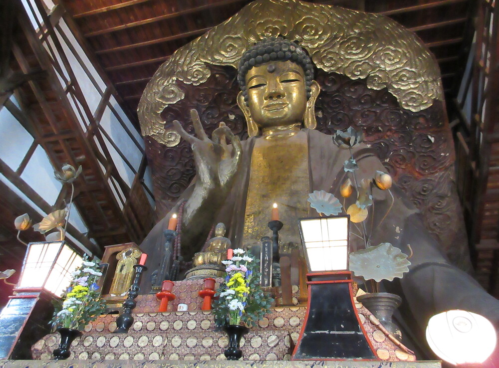 岐阜大仏|川原町の町並み(岐阜県岐阜市)