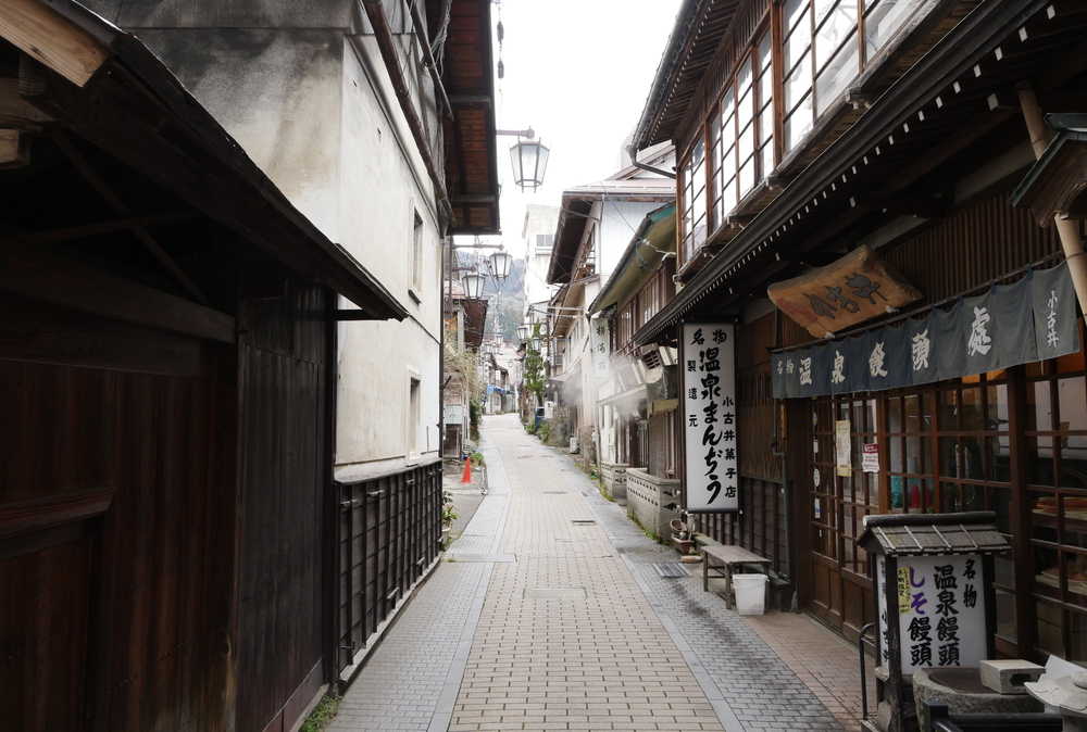 渋温泉の町並み(長野県山ノ内町)