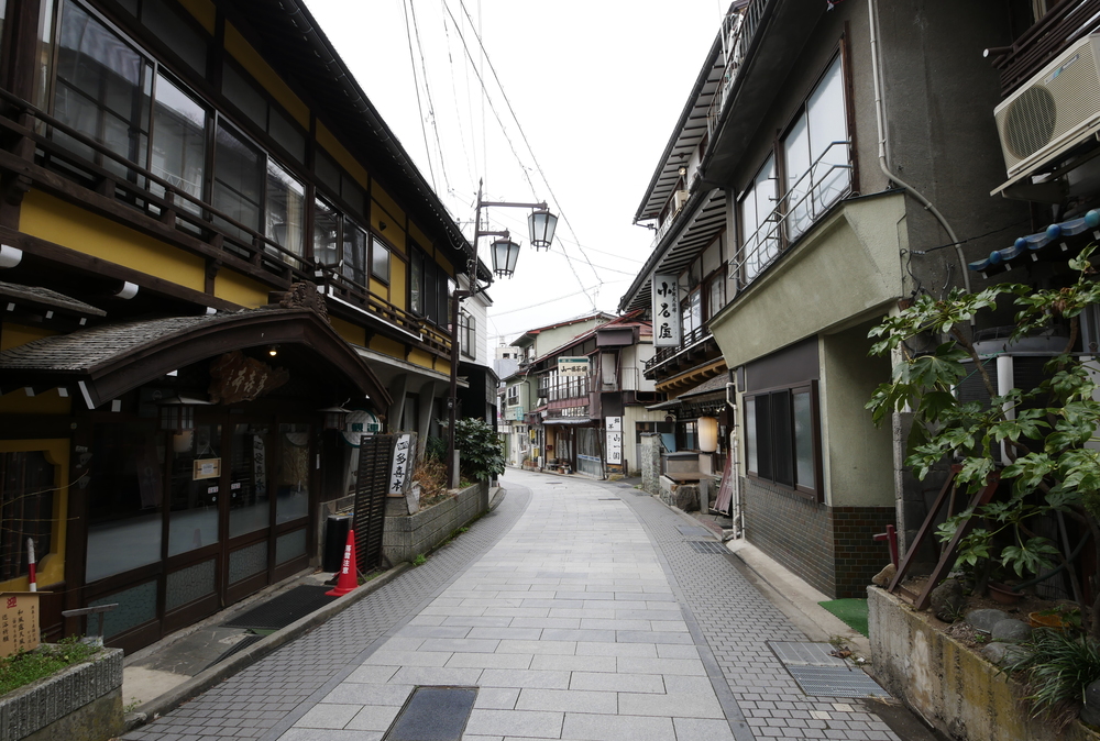 渋温泉の町並み(長野県山ノ内町)