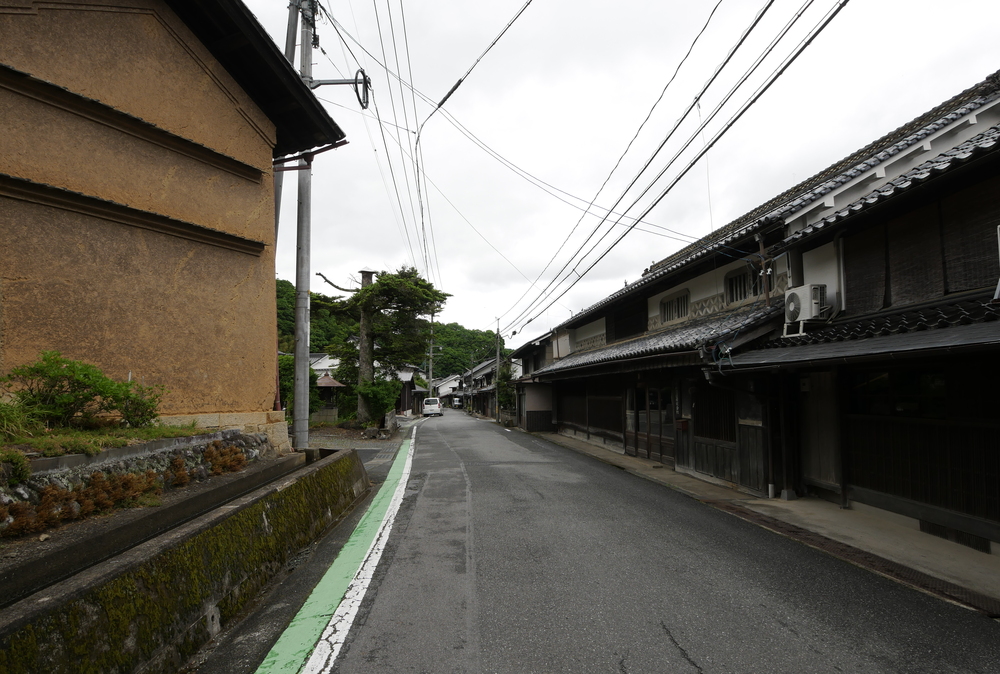 月田の町並み(岡山県真庭市)