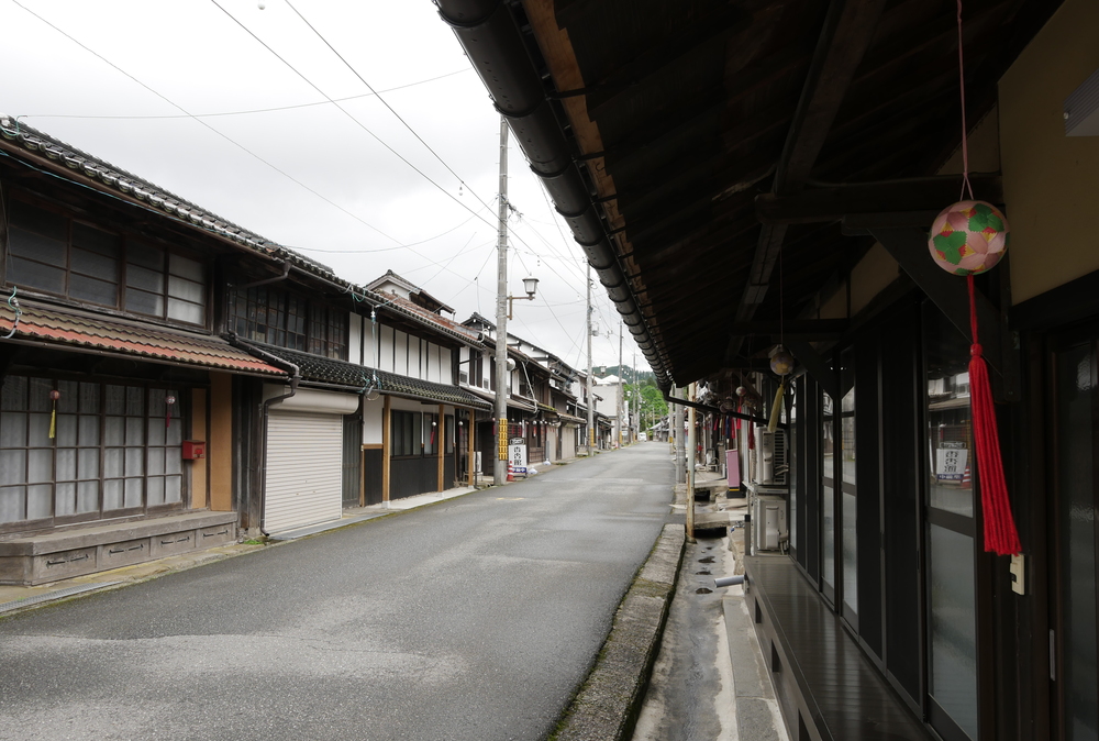 美甘の町並み(岡山県真庭市)