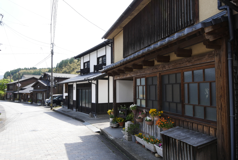 森城下町の町並み(大分県玖珠町)