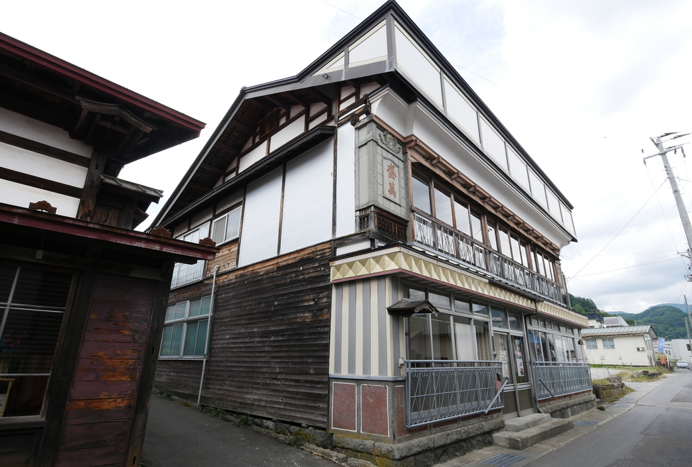 温湯温泉の町並み(青森県黒石市)