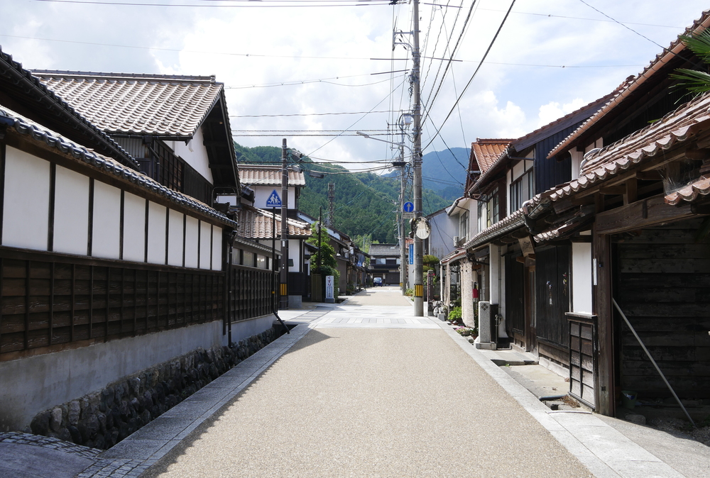 鹿野城下の町並み(鳥取県鳥取市)