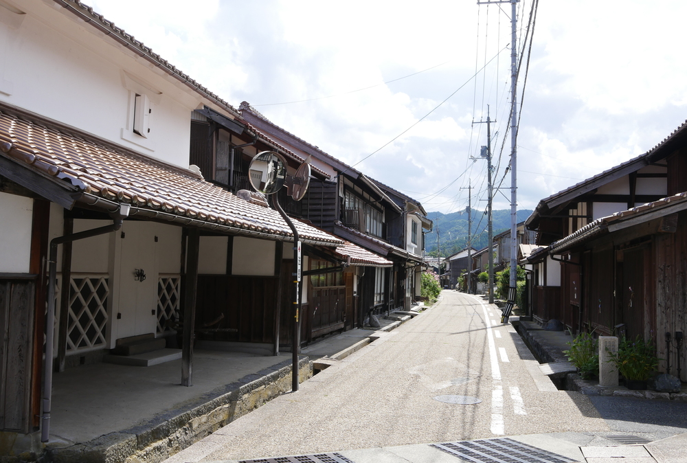 鹿野城下の町並み(鳥取県鳥取市)