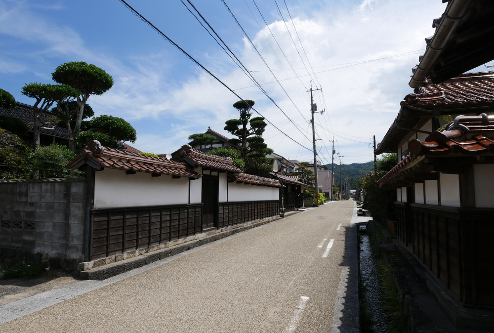 鹿野城下の町並み(鳥取県鳥取市)