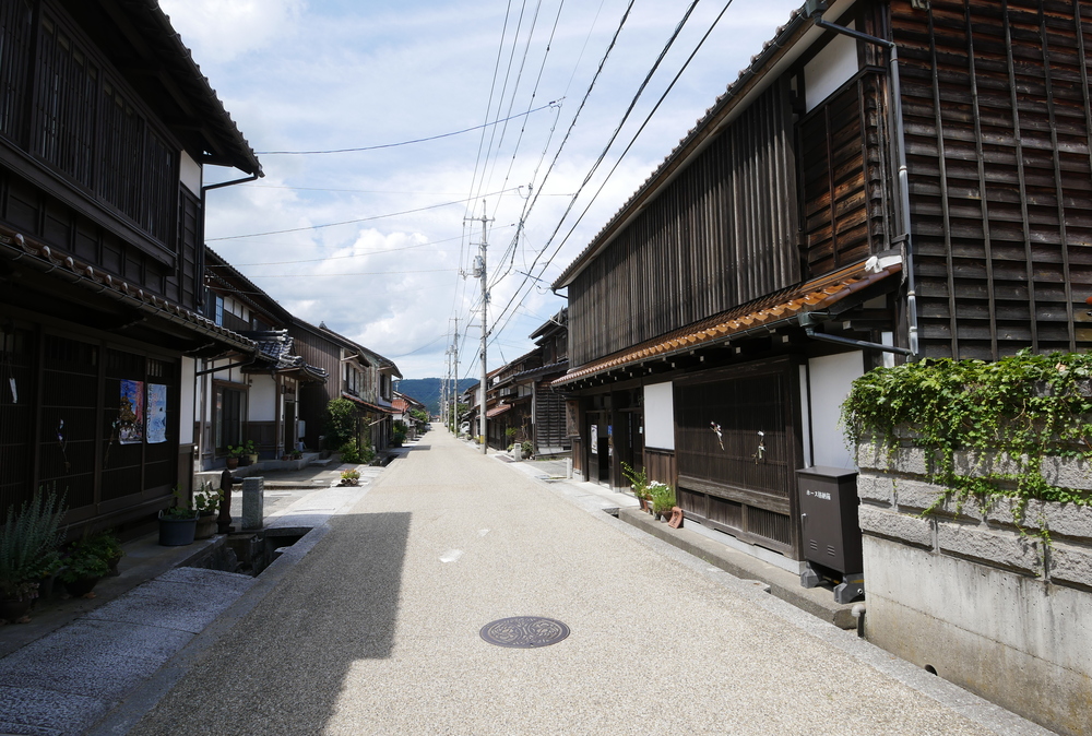 鹿野城下の町並み(鳥取県鳥取市)
