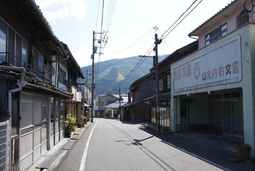 久万の町並み(愛媛県久万高原町)