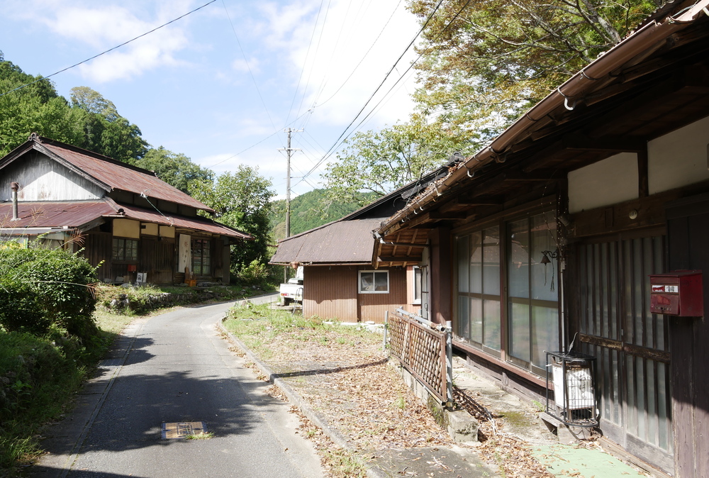 奥津宿の町並み(三重県津市)