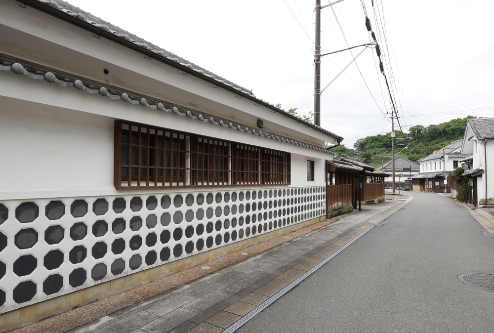 松合土蔵白壁の町並み(熊本県宇城市)