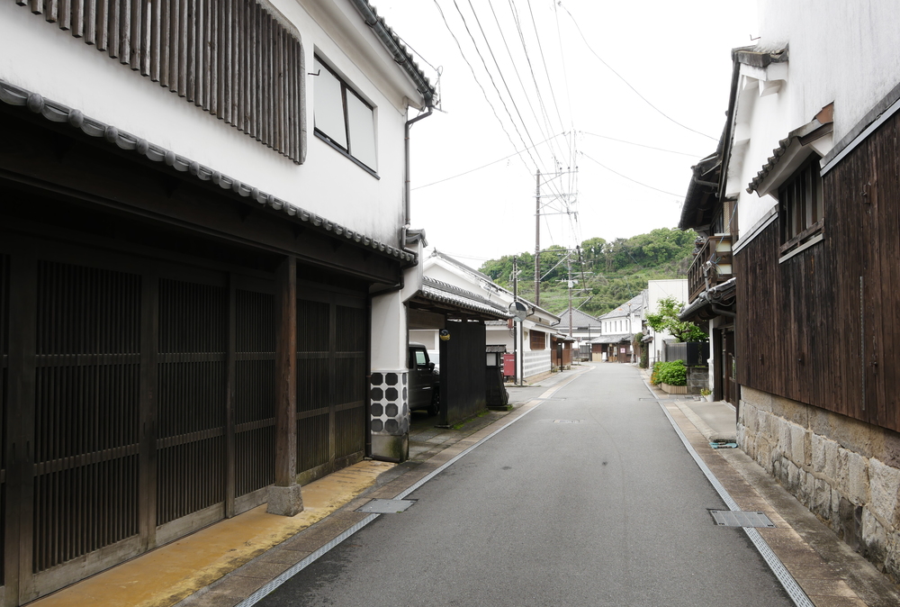 松合土蔵白壁の町並み(熊本県宇城市)